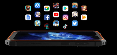 Telefoni Blackview BV4800, 3GB RAM, 64GB, portokalli