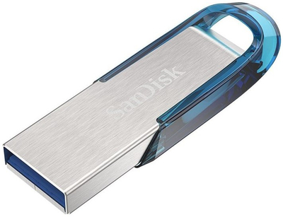 USB SanDisk Ultra Flair, 128GB, USB 3.0, ngjyrë argjendi