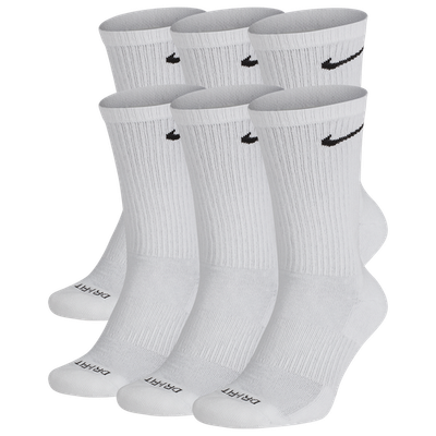 Çorape trajnimi Nike Everyday Plus Cushion Crew, 6 palë, nr 12-15, të bardha