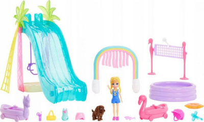 Mattel Polly Pocket Sunny Water Park HDW63 Set lojrash