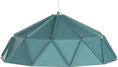 Lampë varëse Beliani Senia, metal, 45 cm, ngjyrë turquoise