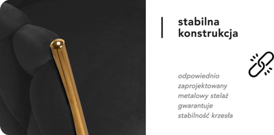 Karrige zyre 4Rico QS-GW06G, ergonomike, e zezë