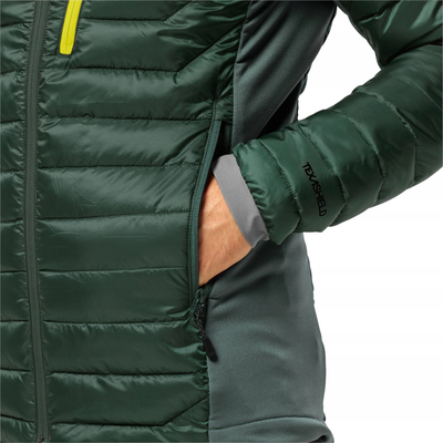Xhaketë dimri Jack Wolfskin Routeburn Pro Ins M për burra, mban erën, e gjelbër