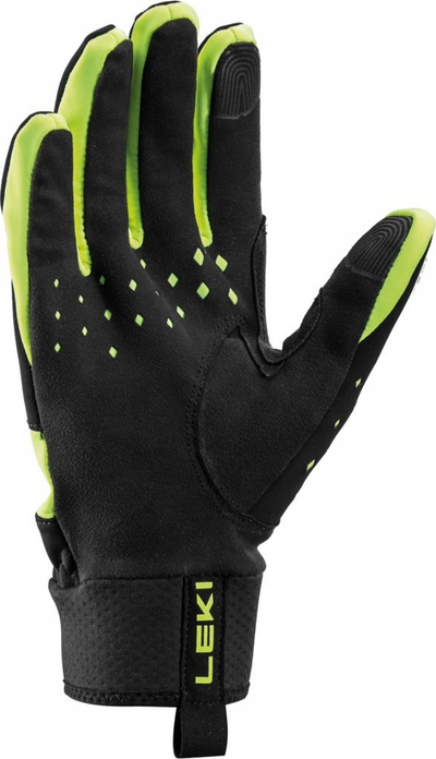 Doreza ski Leki HRC Race, cross country, madhësia 7.5, të zeza