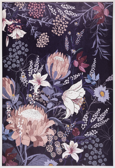 Tabllo muresh Atmosphera Framed Flower Canvas, 60x90cm, shumëngjyrëshe