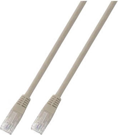 Kabllo rrjeti EFB Elektronik RJ45 Cat.6, U UTP, 10m, gri