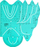 Shabllon funksionesh Linex Function Template, 26 aplikacione, plastik, i gjelbër transparent