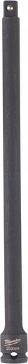 Zgjatues goditës Milwaukee SHOCKWAVE, 3/8", 250mm, i zi
