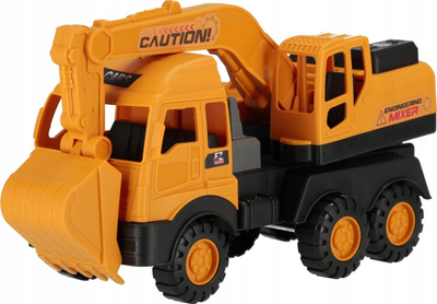 Lodër eskavator kamion Mega Creative 544910, 27cm, plastikë, portokalli