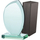 Trofe xhami Tryumf G010, 21cm, me kuti, transparent