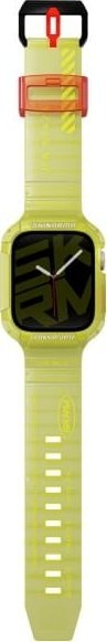 Rrip me kasë Skinarma Saido 2in1 për Apple Watch 45 44mm, i verdhë