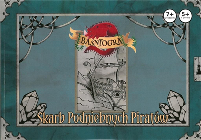 Lojë tavoline Baśniogra Treasure of the Sky Pirates, aventurë me imagjinatë, për gjithë familjen