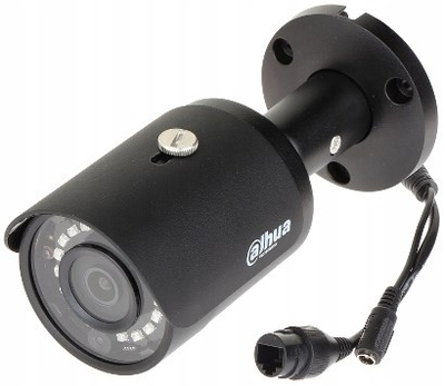 Kamerë IP Dahua IPC-HFW1431S-0280B-S4, 4MP, 2.8 mm, e zezë