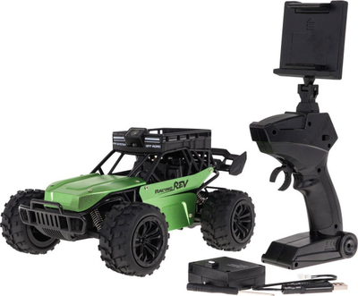 Makine lodër me komandim nga larg R/C Racing FPV, off-road, me kamerë WiFi, e gjelbër