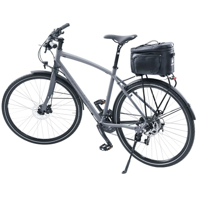 Çantë bagazhi për biçikletë Deuter Rack Bag 10, 10L, me mbulesë shiu, e zezë