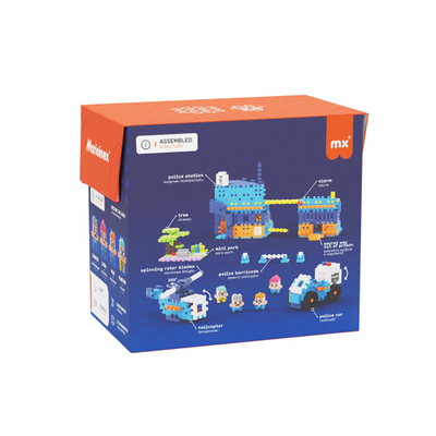 Set konstruktiv Marioinex Waffle Mini Police Station, 280 pjesë, +3 vjeç