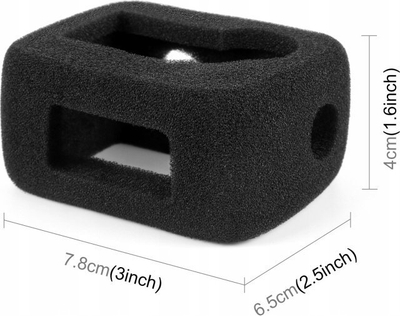 Капак за леќа Puluz Cap Windshield PU987BB, за DJI Osmo Action 4 и Action 3, црна