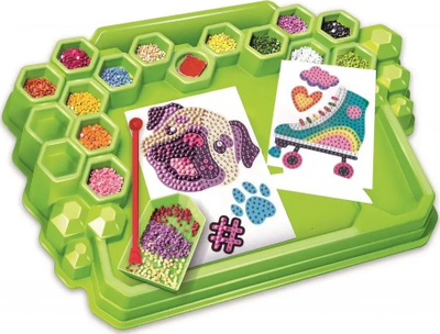 Set kreativ me stikera 3D Clementoni Art &amp; Craft Idea Sparkly Lab 18742, për kalamaj 7–10 vjeç, shumëngjyrësh