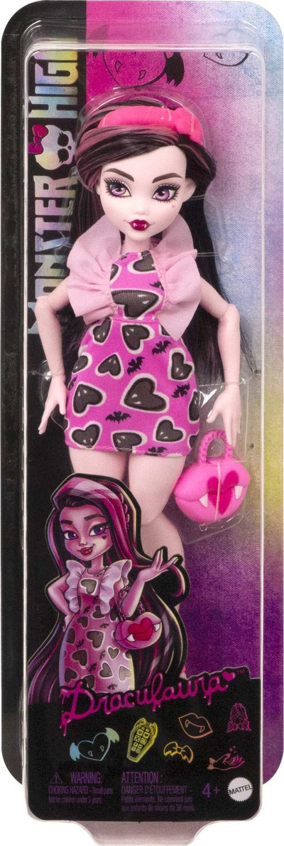 Кукла Monster High HRC12, флексибилни екстремитети, отстранлив фустан, шарена