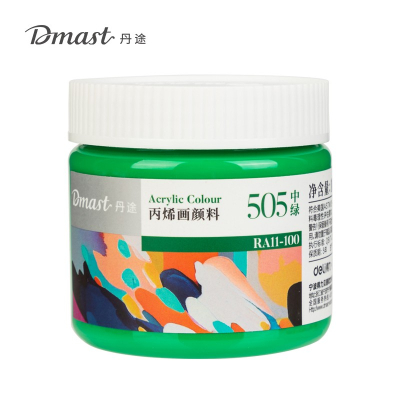 Deli Ngjyre Akril 100Ml 505 Medium Green