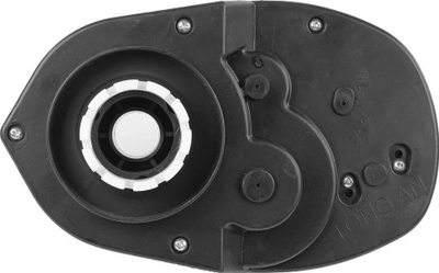 Motor me kambio për makinë elektrike A011, 12V, 12000 RPM, i zi
