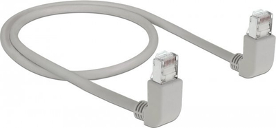 Kabllo rrjeti DeLOCK 83513, Cat6a S FTP, 0.5m, gri
