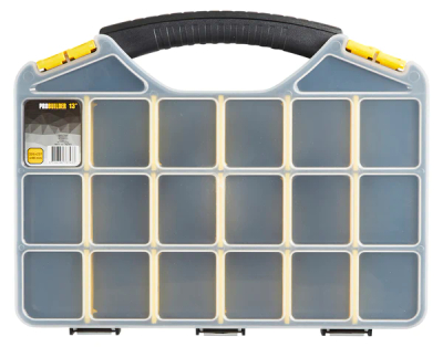 Kuti organizuese ProBuilder Assortment Box, 32x25 cm, 18 ndarje, e zezë
