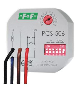 Rele kohe multifunksionale F&amp;F PCS-506, 230V, 10A