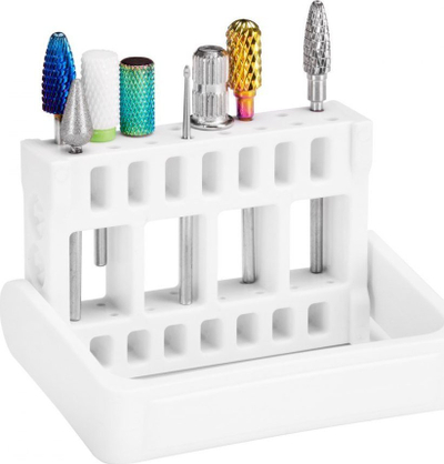 Mbajtëse frezash Activeshop EXO Stand Base, plastike, kompakte, bezhë