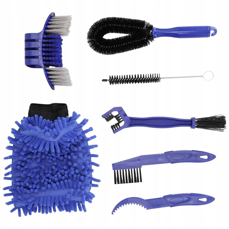 Set pastrimi biçiklete Dedra 2001A70, 7 në 1, për goma dhe zinxhir