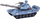 Lodër tank ushtarak Lean Toys DIY, për me ça e me ndërtu, me zëra, blu