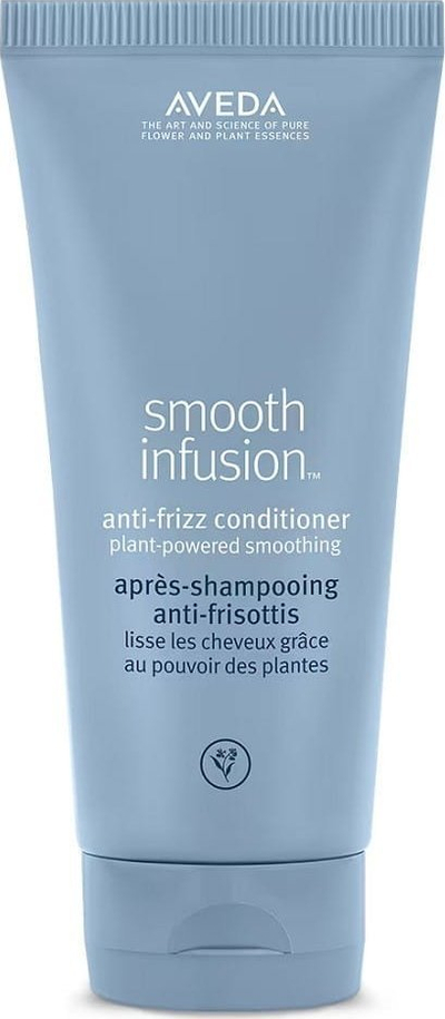 Balsam flokësh Aveda Smooth Infusion Anti-Frizz, 200 ml, për flokë që s’rrinë rehat, blu