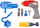 Lodër robot Lean Toys Screw Together, 36.5 cm, me dritë dhe tinguj, e verdhë