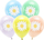 Balona Eco Balloons Daisies Mix, 30cm, pastel, shumëngjyrëshe