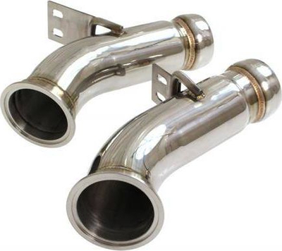 Downpipe TurboWorks për Mercedes Benz GT63 GT63S AMG 2016+, çelik inox, me mburojë termike