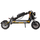 Trotinet elektrik KuKirin G4 Max, motor dyfishtë, goma 12", i zi