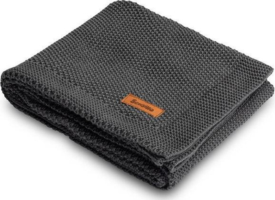 Batanije pambuku Sensillo Knitted Cotton, 100x80 cm, grafit