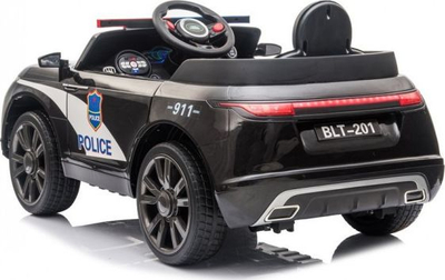 Makina elektrike për kalamaj BLT-201 Police, me telekomandë, drita LED, e zezë