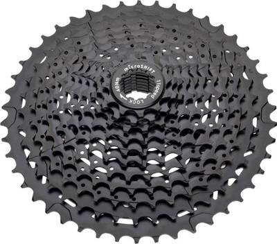 Kasetë biçiklete Microshift XLE, 11 marsh, 11-46T, e zezë