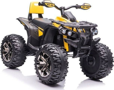 Motor katër rrotësh elektrik Lean Cars QLS-3288, 12V, për fëmijë, i verdhë