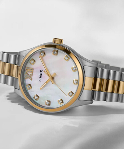 Orë dore për meshkuj Timex Legacy TW2W85500, e argjendtë/ e bronztë