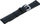 Rrip ore Zeppelin Leather Strap, lëkurë natyrale, 18mm, i zi