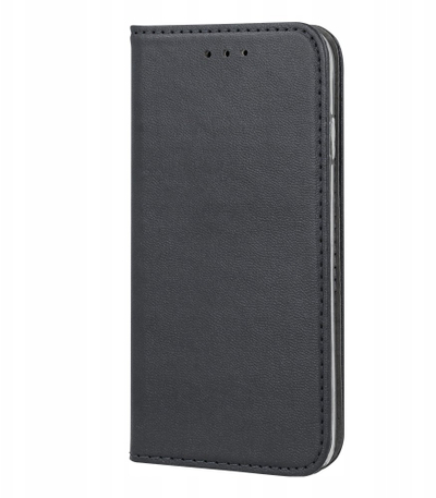 Магнетна книшка-гумица за Oppo Reno 14 5G 14FS, еколошка кожа, со џеб за картички, црна