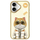 Mbulesë telefoni Nimmy Cool&amp;Cute 2.0 Cat për iPhone 16 6.1", TPU/PC, khaki