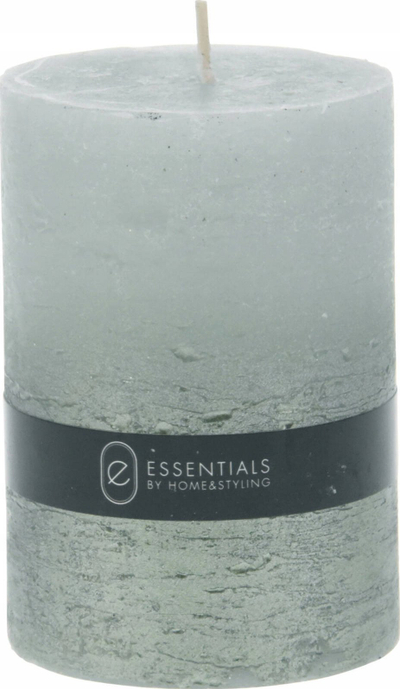 Kandil dekorativ Candle Home Styling Collection Dip Dye, 10 cm, gri
