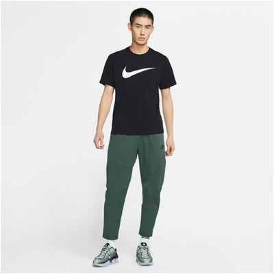 Bluzë Nike Sportswear Swoosh, pambuk, logo përpara, e zezë