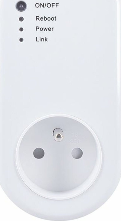 Prizë e zgjuar Solight DT28, WiFi 2.4 GHz, mat rrymën që ha, e bardhë
