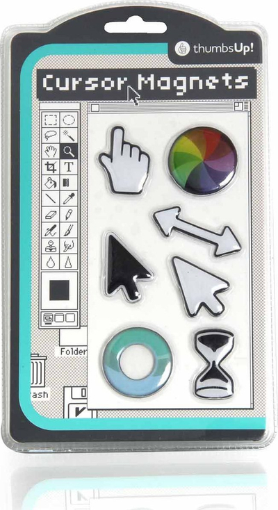 Magnet frigoriferi THUMBS UP Cursor Magnets, set me 7 copë, shumëngjyrësh