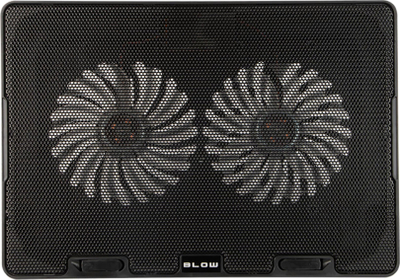 Ftohës për laptop Blow Walking Stand Samba, 2 ventilatorë, dritë blu, i zi