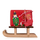 Set dhuratë Accentra Hello Winter Wooden Sled Hand Care, sapun për duar Frosted Cranberry 100 g